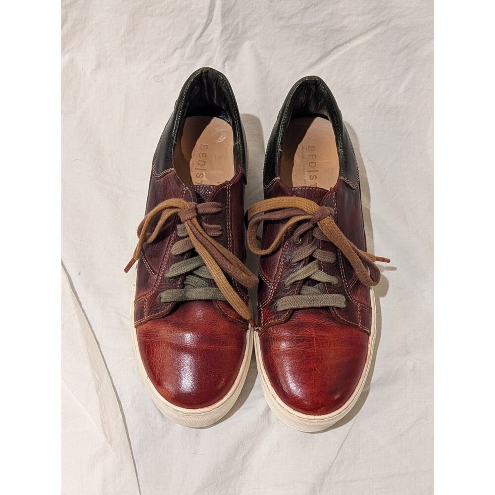 Designer, one of a kind ombre sneakers, 9.5